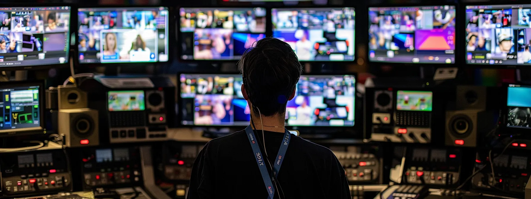 a person effortlessly scheduling recordings on multiple screens while navigating through a sleek electronic program guide on their smart player.