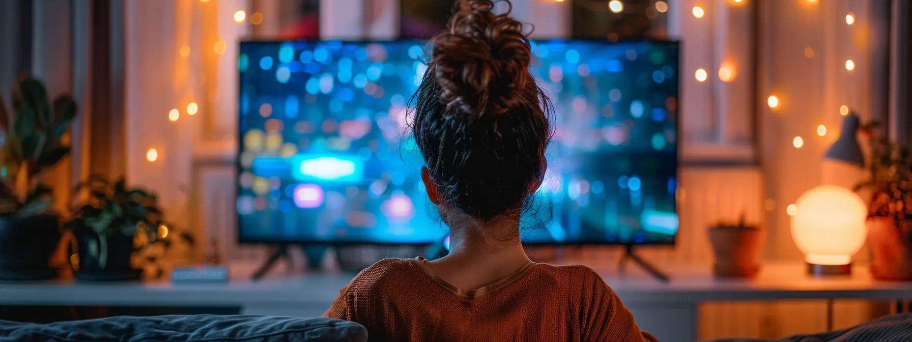  a person updating their iptv software while using a secure connection on a sleek, modern computer screen.