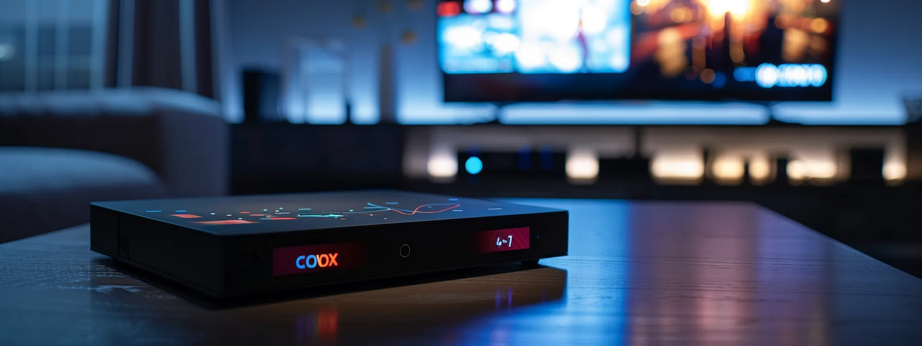 a sleek, high-tech streaming device displaying the logos of streamcobra4k and xtreme hd iptv.